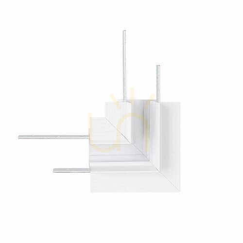 Skontrolujte 90° uhlový držiak pre koľajnicové osvetlenie Max Light MAX biely MT0025