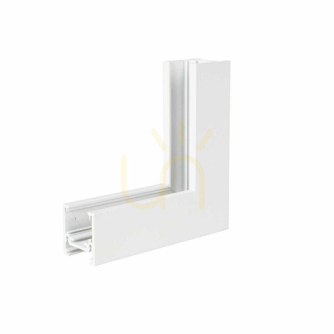Suport unghiular magnetic pentru sina Max Light MAX MT0030 alb aluminiu