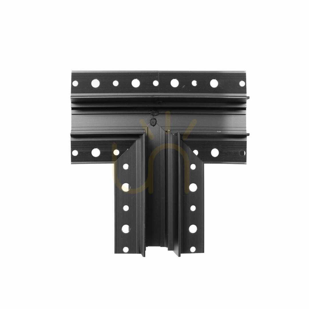 Magnetický T konektor Max Light MAX čierny MT0016 pre koľajnicový systém