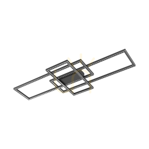 Skontrolujte Stropné LED svietidlo Zuma Line ERVI MX7907-3B-3BT, matná čierna, 102,7 cm