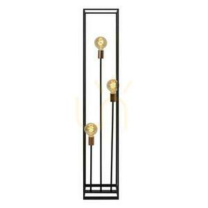 Stojacia lampa Lucide ARTHUR čierna medená vintage E27 3 svetlá 140 cm 08724/03/30 small 3