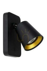 Nástenné svietidlo Lucide TURNON čierne zlaté LED GU10 5W 320 lm 09928/05/30 small 1