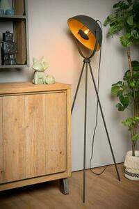 Stojacia lampa Lucide ALVARO čierna zlatá vintage E27 148 cm 05730/01/30 small 3