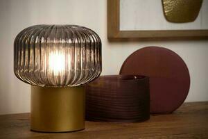 Stolová lampa Lucide JANY zlatá sklo E14 18 cm 78595/01/02 small 2