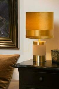 Žltá stolová lampa Lucide Extravaganza Frizzle E14 32 cm 10500/81/34 small 3