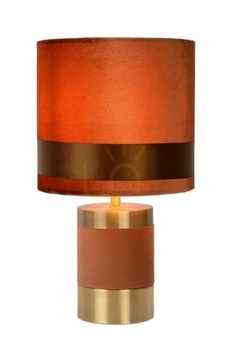 Skontrolujte Stolová lampa Lucide Extravaganza Frizzle hnedá E14 32 cm 10500/81/43