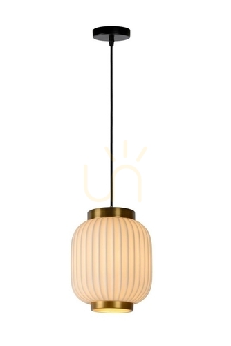 Skontrolujte Závesné svietidlo Lucide GOSSE biele porcelánové E27 1x40W 13435/01/31