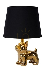 Stolová lampa Lucide EXTRAVAGANZA Sir Winston zlatá čierna porcelán E14 13533/81/10 small 0
