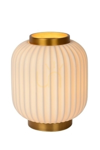 Stolová lampa Lucide GOSSE biela porcelánová Japandi E14 13535/24/31 small 0
