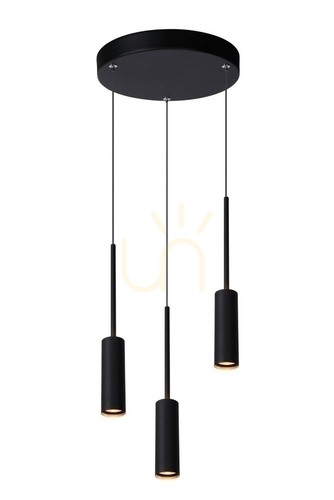 Skontrolujte Závesné svietidlo Lucide TUBULE čierne LED 14 W 26 cm 24401/21/30