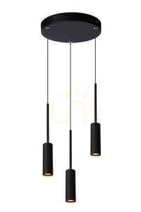 Závesné svietidlo Lucide TUBULE čierne LED 14 W 26 cm 24401/21/30 small 0