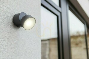 Vonkajšie nástenné svietidlo Lutec TRUMPET LED 6W 600 lm 4000K antracit 5626101125 small 1