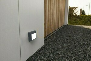 Vonkajšie nástenné LED svietidlo Lutec HELENA antracit 4W 6402101118 small 1