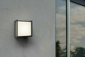 Vonkajšie nástenné svietidlo Lutec QUBO 5195401118 antracit LED 8W IP54 small 4