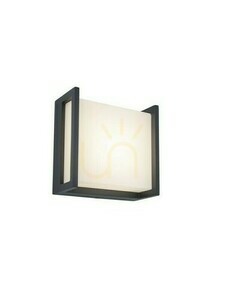 Vonkajšie nástenné svietidlo Lutec QUBO 5195401118 antracit LED 8W IP54 small 0