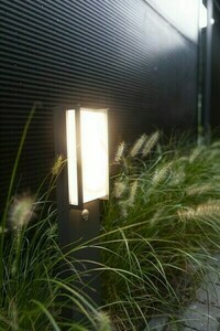 Vonkajší stĺpik LED Lutec QUBO antracit 75 cm 16 W senzor pohybu small 3
