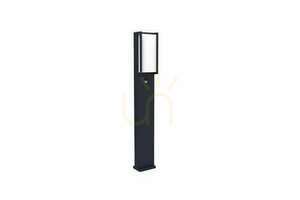 Vonkajší stĺpik LED Lutec QUBO antracit 75 cm 16 W senzor pohybu small 0