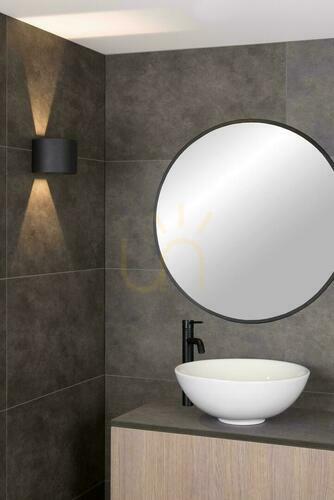 Skontrolujte Nástenné LED svietidlo Lucide AXI čierne do kúpeľne IP54 2x3,5W 2700K 69201/06/30