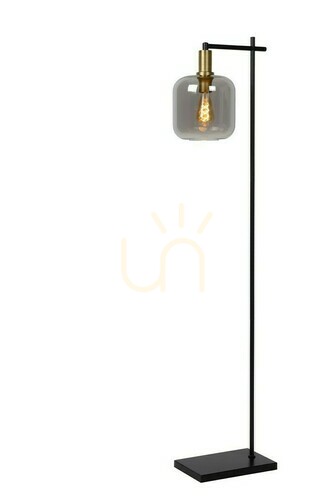 Skontrolujte Stojacia lampa Lucide Joanet šedá oceľ sklo E27 150 cm 45794/01/65