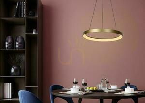 Závesné svietidlo Lucide VIDAL zlaté LED 48 W 58 cm 46403/48/02 small 3
