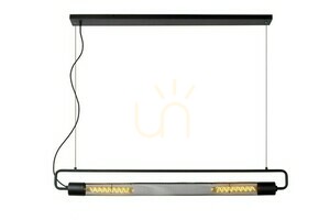Závesné svietidlo Lucide CALIXT čierne vintage E27 2x SKU 05433/02/30 small 0