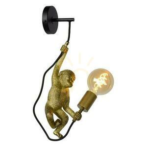 Nástenné svietidlo Lucide EXTRAVAGANZA Chimp čierne/zlaté E27 48,5 cm 10202/01/30 small 3