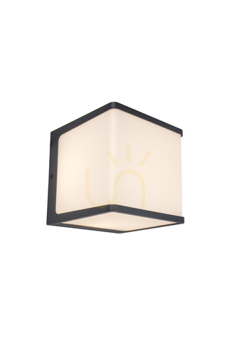 Skontrolujte Vonkajšie nástenné svietidlo Lutec DOBLO 5105001125 antracit LED 24 W IP54
