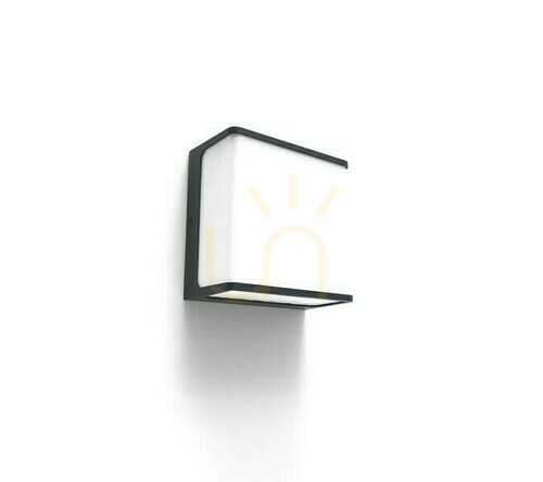 Skontrolujte Vonkajšie nástenné svietidlo Lutec DOBLO 5105003125 antracitové LED 24 W 15x15 cm