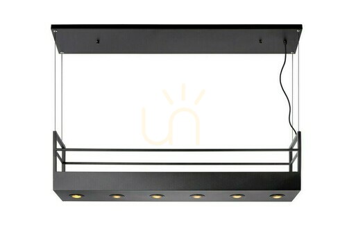 Skontrolujte Závesné svietidlo Lucide MIRAVELLE čierne 6x GU10, CCT, IP20, 112 cm