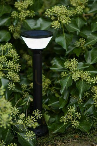 Skontrolujte Solárny záhradný stĺpik Lutec KARLO čierny LED RGB CCT 45 cm 6935802012