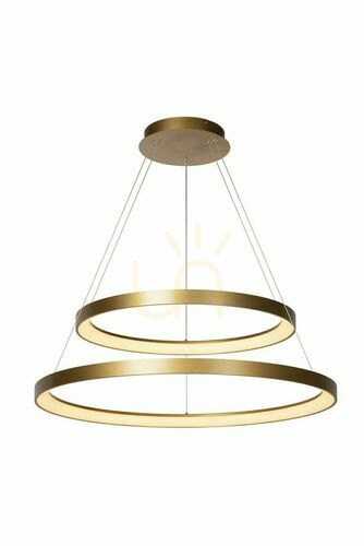 Skontrolujte Závesné svietidlo Lucide Vidal LED zlaté 92W 78 cm 46403/92/02