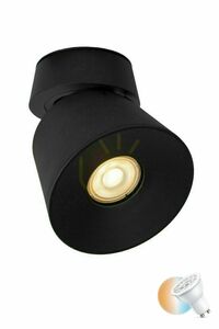 Plafón Lucide TRIGONO čierny kov GU10 09935/01/30 small 0