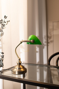 Stolná lampa Markslojd BANKERS 105930 zelená kovová 25 cm small 1
