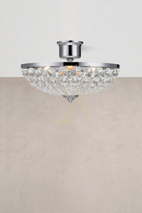 Plafond Markslojd Granso 3x40W chróm krištáľ transparentný 40 cm 105316 small 1