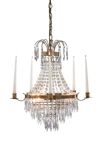 Skontrolujte Luster Markslojd Krageholm 3-ramenný transparentný krištáľový kovový 50 cm 100602