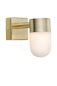 Nástenné kúpeľňové svietidlo Markslojd Menton biele sklo IP44 18W 106374 small 0