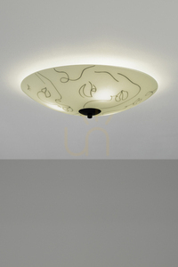 Plafón Markslojd 108459 biely sklo/plast 43 cm 3x40W small 1