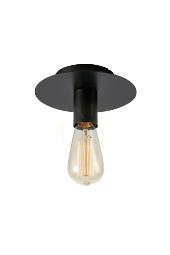 Skontrolujte Plafón Markslojd Piatto čierny kovový 18 cm 1x40W 108540