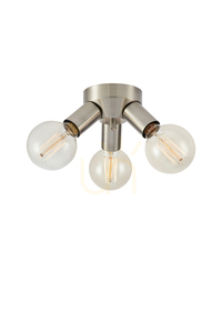 Plafon Markslojd MAZZO 108551 saténový nikel 3x40W 21 cm small 0