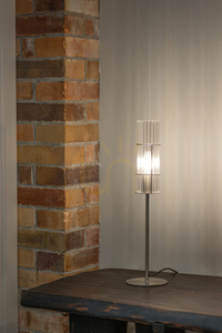 Stolná lampa Markslojd TUBO 108557 sklo kov transparentná 50 cm small 1