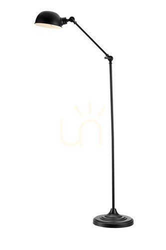 Skontrolujte Podlahová lampa Markslojd PORTLAND 108586 čierna kovová 1x40W