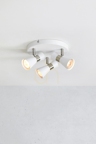 Skontrolujte Plafond Markslojd FOLIE 108628 biely kov 3x7W 20,5 cm