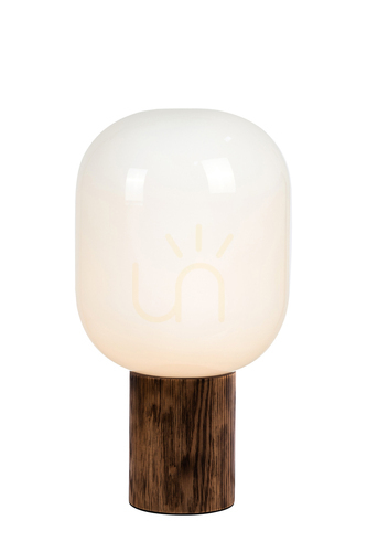 Skontrolujte Stolná lampa Markslojd SKENE 108663 biela drevo 44 cm