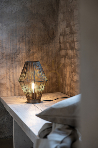 Skontrolujte Stolná lampa Markslojd CASA 108665 starožitná mosadz 40W