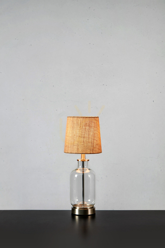 Skontrolujte Stolová lampa Markslojd COSTERO 108693 prírodná juta/sklo 43 cm