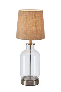 Stolová lampa Markslojd COSTERO 108693 prírodná juta/sklo 43 cm small 0