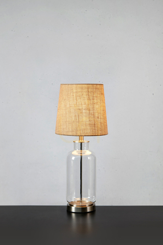 Skontrolujte Stolná lampa Markslojd Costero 108694 prírodná sklo juta 60 cm
