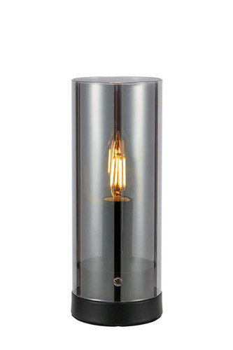Skontrolujte Stolná lampa Markslojd POST 108718 dymové sklo čierna 23 cm