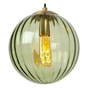 Závesné svietidlo Lucide MONSARAZ zelené retro sklo kov E27 45493/30/33 small 3