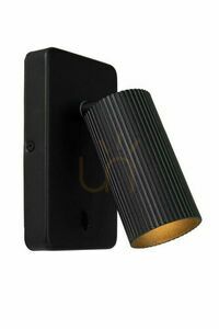 Nástenné svietidlo Lucide CLUBS čierne GU10 LED 16 cm 09239/11/30 small 0